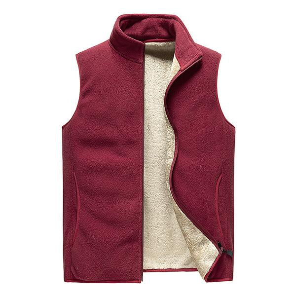 Men's Stand Collar Thickened Thermal Vest 95129486M