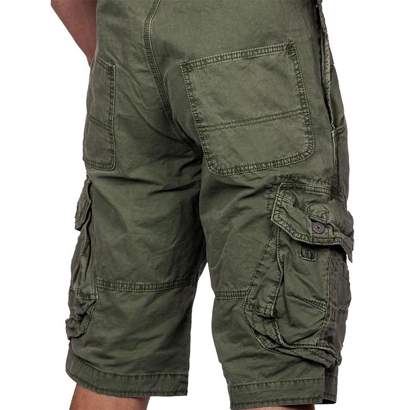 Men’s Dungarees Cargo Shorts Casual Overalls 00360239Z