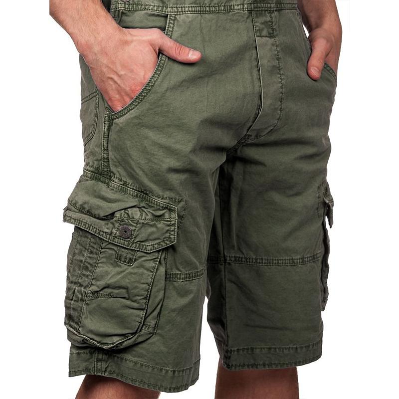 Men’s Dungarees Cargo Shorts Casual Overalls 00360239Z