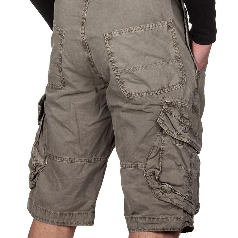 Men’s Dungarees Cargo Shorts Casual Overalls 00360239Z