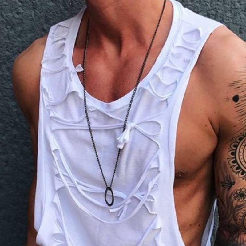 Men's Casual Crew Neck Tank Top 04486224TO